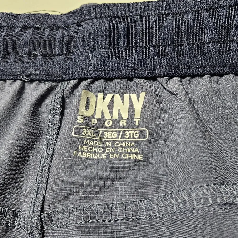 DKNY Sport Activewear Shorts - Night Shadow Blue - Size 3X (NWT)